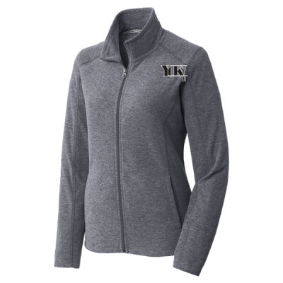 Ladies Heather Microfleece Full Zip Jacket Thumbnail