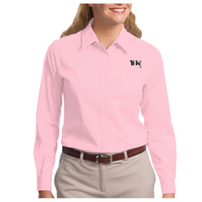 Ladies Long Sleeve Easy Care Shirt  Thumbnail